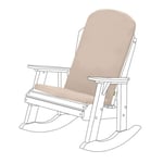 Gardenista Coussin de chaise de jardin extérieur pliable, coussin de chaise résistant à l'eau pour chaises Adirondack, pierre