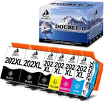 202XL Multipack pour Cartouches d'encre Epson 202 202XL pour Cartouche epson XP 6100,epson XP 6105,epson XP 6000(Q887)