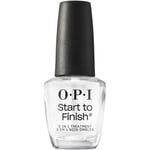 Nagelhärdare Opi Start To Finish 15 ml 3 i 1