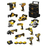 DeWALT Kit DWK1200 (DCD796+DCH273+DCG405+DCF887+DCF894+DCS331+DCS391+ DCS355+DCP580+DCS369+DCL050+DCF620+3x5,0Ah+DCB115+Caddy)