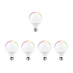 Ampoule LED Connectée WiFi E27 11W G95 RGBW (Lot de 5) - SILAMP