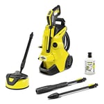 Kärcher K 4 Power Control Car & Home Pressure Washer, Pressure: max 130 bar, Flow Rate: 420 l/h, Area: 30 m²/h, Water Filter, Weight: 11.5 kg, Dirt Blaster, Spray Lance, incl. Home Kit & Car Kit