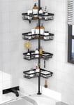 Quality 2024 Upgraded Telescopic  Shower  Caddy  Corner  Shower  Shelf  Bathroom