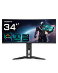 GIGABYTE MONITEUR DE JEU COURBÉ OLED WQHD MO34WQC2 34” - 3440X1440(WQHD), 240HZ, 0.03MS, KVM, 250 CD/M², FREESYNC PREMIUM PRO Gigabyte