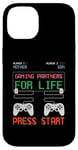 iPhone 14 Mother And Son Gaming Partners for Life Video Game Gamer Case