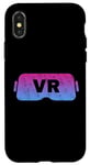 Coque pour iPhone X/XS Virtual Reality VR Vintage Gamer Video lunettes vidéo