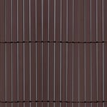 TENAX Colorado 1,50 x 5 m Marron, Canisse Synthétique en PVC avec Cannes Entières de 7 mm, Brise-Vue pour Jardins, Balcons et Clôtures