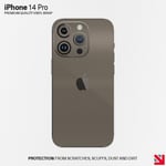 DARK GREY Gloss iPhone 14 Pro Skin Decal Vinyl Sticker Wrap