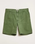 Jeanerica GM011 Genua Worker Chino Shorts Chevron Green