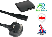 Brand New Replacement Power Cable Lead For PS3 Slim Playstation 3 Consoles - UK