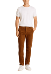 Lindbergh Cropped corduroy pants Brun