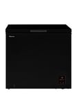 Fridgemaster Mc50165Eb 50Cm Wide, 143Cm Tall Fridge Freezer - Black