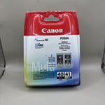 Canon PG-40 & CL-41 Original OEM Inkjet Cartridges For MP160,MP170 MX310 MP470