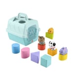 Fisher-Price®-Trieur Caisse de Transport d’Animaux-Trieur 8 blocs HTW93