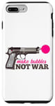 iPhone 7 Plus/8 Plus Make Bubbles Not War Peace Funny Bubble Gum Gun Peaceful Case