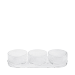 Stelton Pilastro tapas set 4 delar Transparant