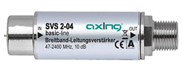 Axing SVS 2-04 amplificateur linéaire de signal satellite et TNT (10 dB, 47-2400 MHz)