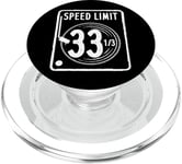 Speed Limit 33 1/3 RPM Vinyl Record Album de Musique DJ PopSockets PopGrip pour MagSafe