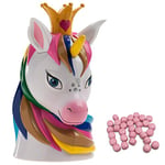 Dekora- Tirelire Enfant de Licorne avec des Bombons à l'Intérieur, 204018, Rose, Taille Unique