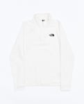 THE NORTH FACE W 100 GLACIER 1/4 ZIP WHITE DUNE Dam WHITE DUNE