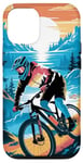 iPhone 12/12 Pro For Downhill Biking - Retro Mountain Bike Design Case