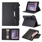 iPad 10,2" 2021/2020/2019 etui med kortrum - sort