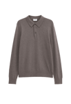 Filippa K Knitted Polo Shirt Beige