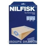 SACHETS DE SAC NILFISK GM80 POUR ASPIRATEUR  NI…