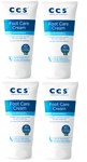 CCS Foot Care Cream 175ml For Dry Skin/Cracked Heels, Moisturing, Effective X 4