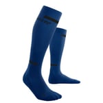 CEP The Run Socks Tall V4 Blå | Kompressionsstrumpor för Löpning - Handla nu på Loparshop.se!