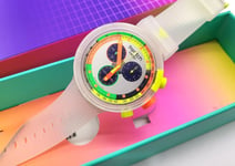 SWATCH Big Bold CHRONO 2024 - SB02K101-5300 - Neon Jelly Pay - New -