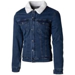 Mc-Jeansjacka rst - Mc jeansjacka sherpa denim ce kevlar blå m medium