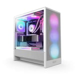 NZXT H5 Flow RGB (2024) Mid-Tower Case - All White