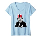 Womens TV Times Comedian Tommy Cooper 1978 V-Neck T-Shirt