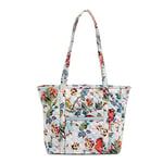 Vera Bradley Cotton Small Vera Tote Bag, Sea Air Floral - Recycled Cotton, One Size