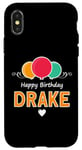 Coque pour iPhone X/XS Joyeux anniversaire en disant Drake