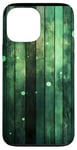 Coque pour iPhone 13 Pro Max Vert Vintage Rayé IT Dead Lights Pattern --ar 9:16