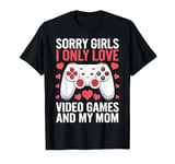 Valentine's Day Shirts Video Games Heart Valentines Day Kids T-Shirt