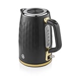 Swan SK14081BLKN - Gatsby 1.7 Litre Pyramid Kettle Black