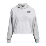 Under Armour Womenss Fleece Hoody in White Cotton - Size 20 UK