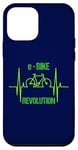 iPhone 12 mini eBike Revolution Bicycle Electric Heartbeat Funny EKG Pulse Case