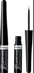 Rimmel Glam'Eyes Professional Liquid Liner - Black - Pack Of 2 - 3.5ml