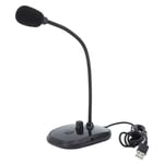 USB Computer Microphone PC Conference Gaming Recording Live Streaming Wired Mic