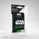 Card Sleeves Standard Art "Star Wars: Unlimited - Card Back Green" (60) (GameGenic)