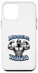 Coque pour iPhone 12 mini Ninja Musculaire Fort Et Mignon