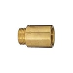 Cornat Rallonge pour robinet, Nu avec filetage intérieur et extérieur, A 1/2 en laiton filetage femelle, B 40 mm, 1 pièce, t381501