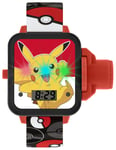 Pokemon Pokémon Kids Red and Black Projection Watch