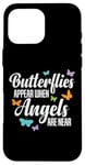 Coque pour iPhone 16 Pro Max Les papillons apparaissent lorsque les anges sont proches d'un papillon