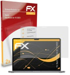 atFoliX 2x Film Protection d'écran pour Apple MacBook Air 15 2023 mat&antichoc