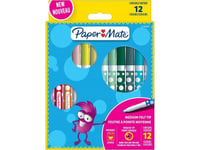 Paper Mate - Children's Colouring Felt Tip Pens 12-Blister (2166507)